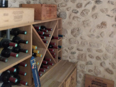 Cave à vin avant/après