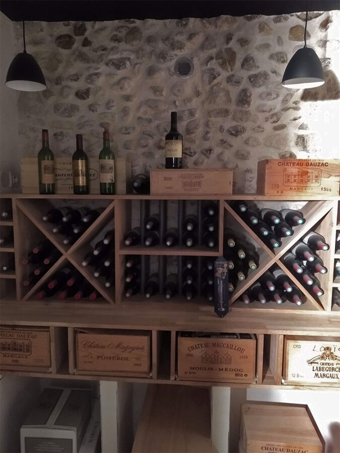 Cave à vin avant/après_photo