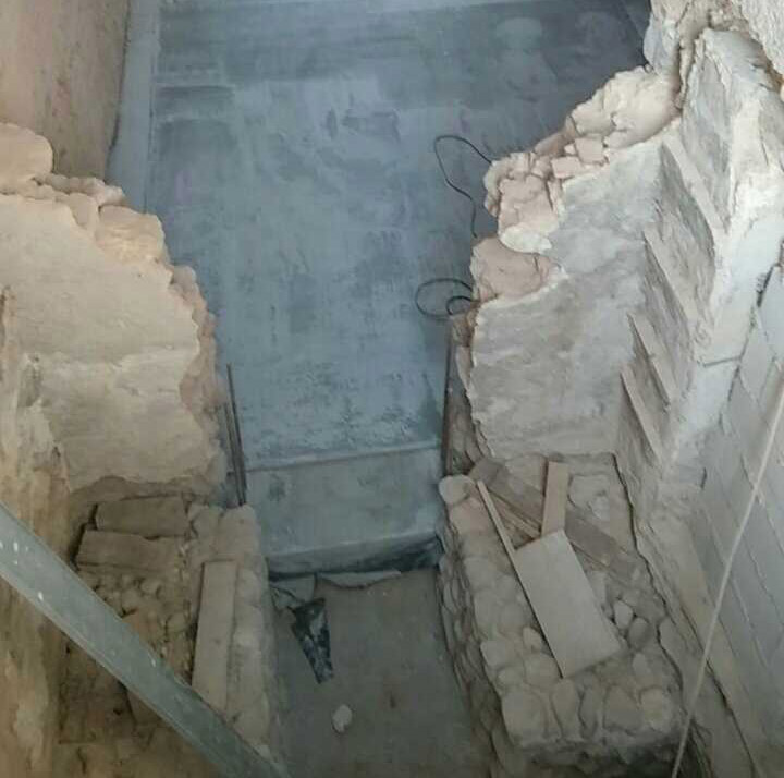 cave vin création porte accès