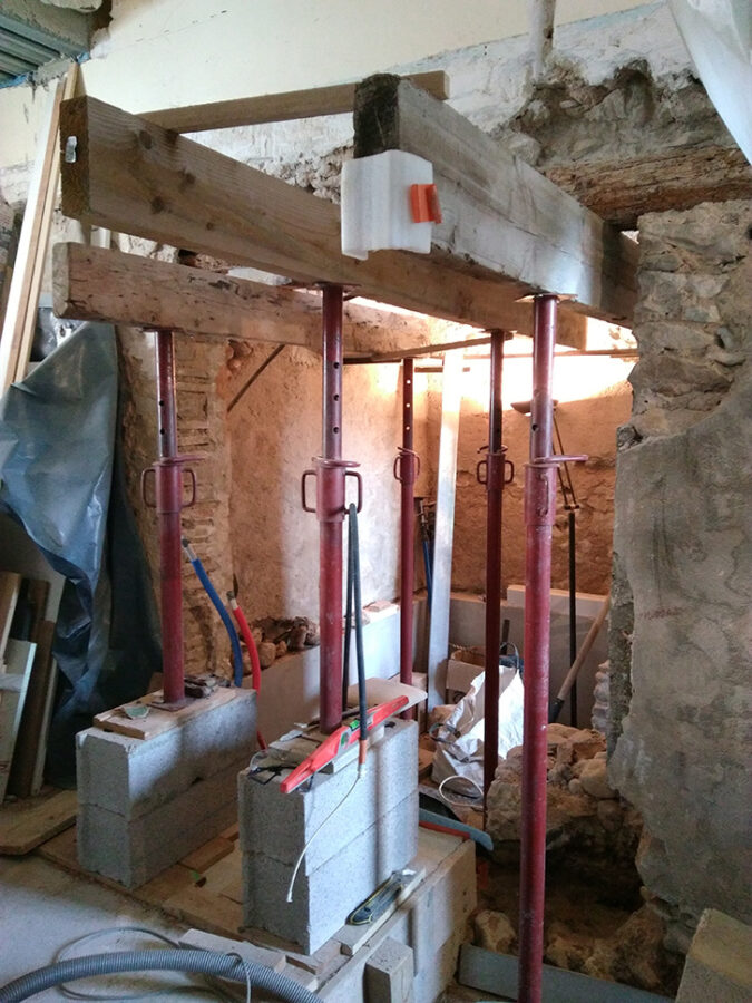 Cave à vin avant/après_photo travaux
