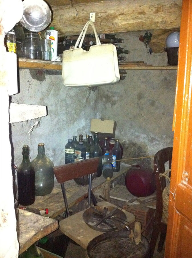 Cave à vin avant/après_photo intérieure avant